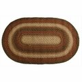 Homespice Decor Russet Hudson Jute Braided Rugs - Oval - set of 13 596048